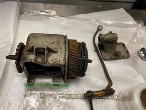 Vtg 1920's Indian Scout Chief Transmission Gear Box OEM Clutch hub Hand Shift OE - Foto 1 di 20
