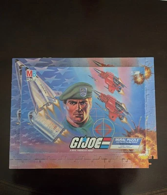 1988 Винтажная Головоломка G.I.JOE 220 шт. Sne 1 Falcon Targets Cobra Command Missing 1 шт. - Изображение 1 из 4