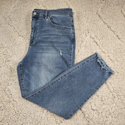 Nicole Miller New York Womens Jeans SOHO High Rise Ankle Skinny Size 16 35x27 - Image 1 of 4