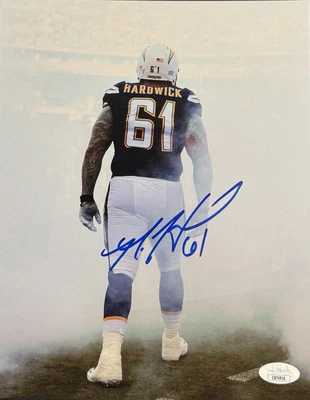 Nick Hardwick Signed Autographed San Diego Chargers 8x10 Photo JSA COA - Image 1 of 2