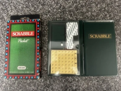 Vintage Magnetic Pocket Travel Scrabble Set 1992 Rare Unused Complete - Image 1 of 4