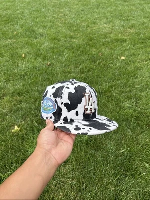 Hat Club Cattle Pack La Dodgers 50th Anniversary New Era 59Fifty Size 7 - Image 1 of 4
