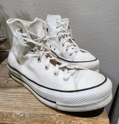 Converse All Star Chuck Taylor White High Top Men 7  - Image 1 of 4