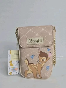 Primark Disney Bambi Kunstleder Umhängetasche Handyhalter Geldbörse - Bild 1 von 7