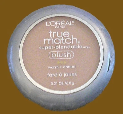 L'Oreal Paris True Match Super-Blendable Blush-Bare Honey W1-2 NEW - Image 1 of 2