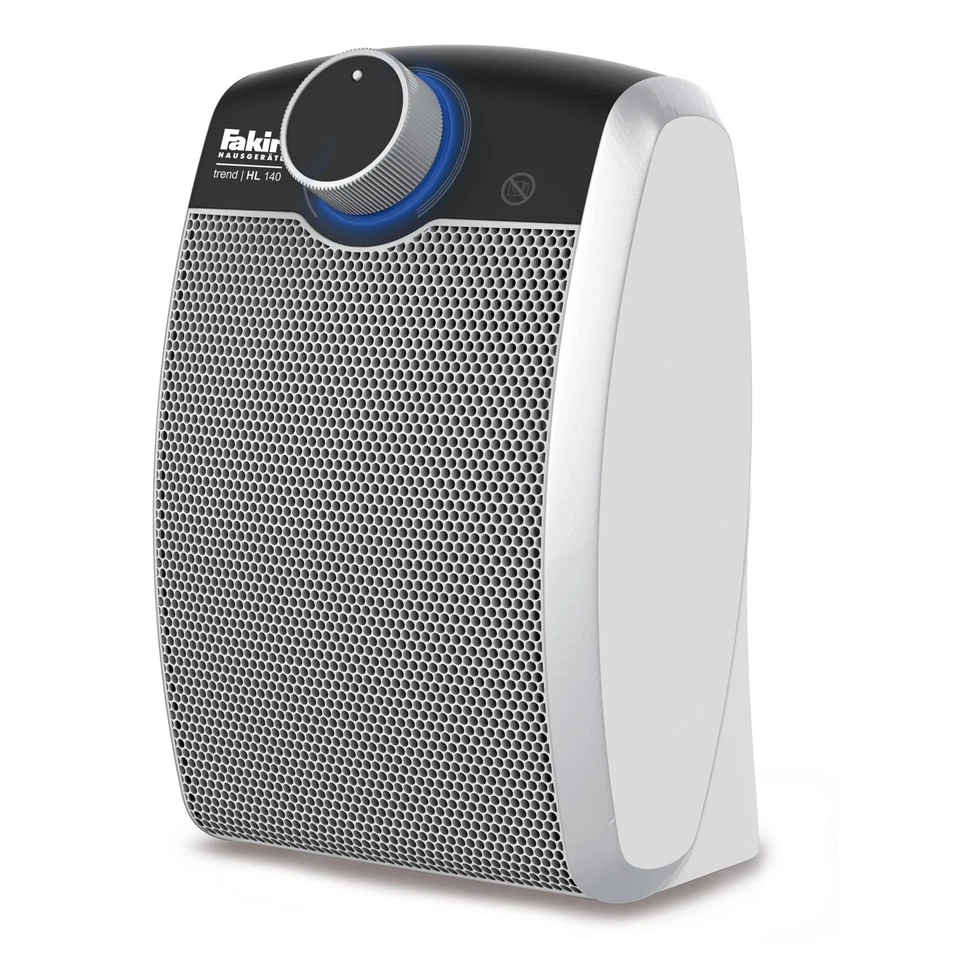 FAKIR HL 140 Keramik-Heizlüfter Stand-Heizlüfter trend hochglanzweiß/silber - Bild 1 von 1