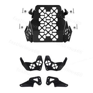 Motorcycle Headlight Protector Grille Guard Black Cover For CFMOTO 450MT Ibex450 - Picture 1 of 10