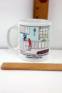 Vintage Far Side Gary Larson 1991 “Nervous Little Dogs” Mug By OZ - Picture 1 of 6