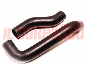 MANICOTTO SUPERIORE + INFERIORE RADIATORE AUTOBIANCHI A112 + ABARTH - Picture 1 of 3