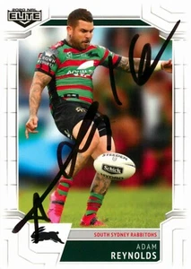 Signed 2020 SOUTH SYDNEY RABBITOHS NRL Card ADAM REYNOLDS - Picture 1 of 2
