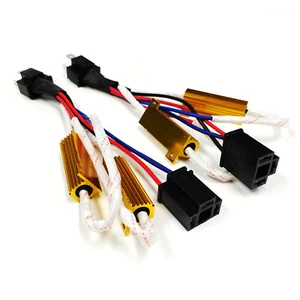 SOCAL-LED H4 9003 HID Resistor Relay Harness Anti Flicker Canbus Error Canceller - Picture 1 of 6