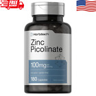 Zinc Picolinate 100Mg |180 Capsules| High Potency|Gluten Free| Zinc Supplement