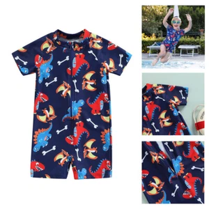 Kids Boys Girls Wetsuit Shorty Swimwear Zippered Swimsuit Surfing Diving Suit - Picture 1 of 11