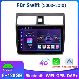 Radio de coche para SUZUKI SWIFT III EZ MZ 2003-2010 Android13 GPS 4G WIFI DAB+ 6+128G - Imagen 1 de 11