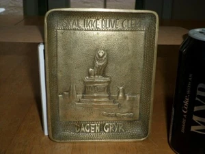 [DENMARK] PAINTER: JEPPE MADSEN OHLSEN,TRIBUTE BRONZE DISH / ASHTRAY, #1948 yr. - Picture 1 of 12