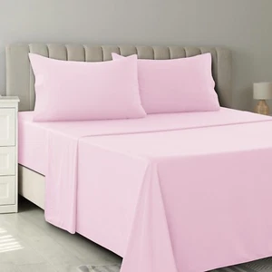 4 Piece Premium Bed Sheet Set Hotel Luxury Ultra Soft Deep Pocket Sheets Set - Picture 1 of 200