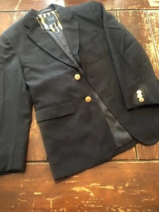 Nautica Boys 12 Suit Jacket Blazer Black $98 - Picture 1 of 2