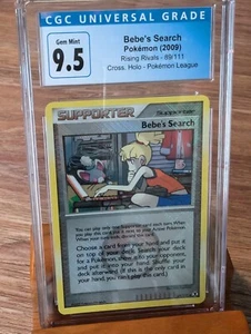 2009 Pokemon Rising Rivals Bebe's Search Holo #89 CGC Gem Mint 9.5/10 League - Picture 1 of 2