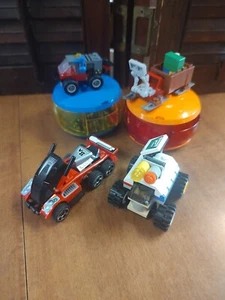 Lego Mini Vehicle Lot With 2 Storage Pods - Picture 1 of 6