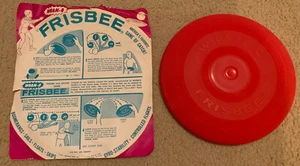 Vintage 1967 Wham-O  Frisbee Red With Instructions/Info Sheet - Picture 1 of 8