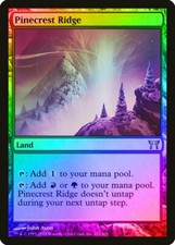 Pinecrest Ridge FOIL Champions of Kamigawa HEAVILY PLD Uncommon CARD ABUGames