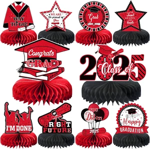 10PCS Graduation Party Decorations Class of 2025 Congrats Grad Table Centerpiece - Picture 1 of 12