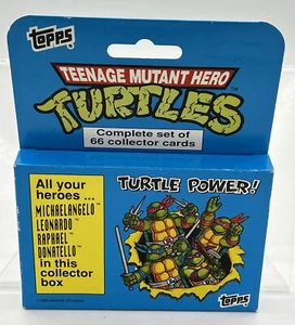 1990 Topps Teenage Mutant Ninja Turtles 66 cartas conjunto completo cartas de coleccionista nuevo - Imagen 1 de 4