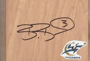 Washington Wizards Bradley Beal Signed Floorboard COA - Picture 1 of 1