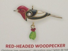 Hallmark 2013 Red-Headed Woodpecker - Miniature - Beauty of Birds - NIB