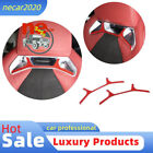 For Gr Supra A90 Mk5 2019-2022 Red Carbon Seat Headrest Trim Decorative Sticker