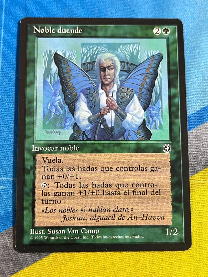 Magic the Gathering MTG Homelands FAERIE NOBLE Spanish - Image 1 of 1