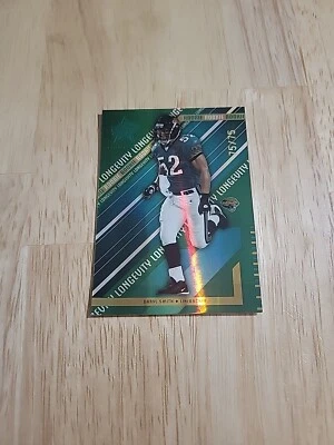 2004 Leaf Rookies & Stars DARYL SMITH Longevity Emerald Green 75/75 #142 Rookie - Image 1 of 4