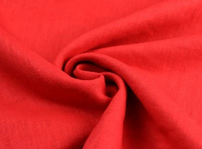LEINEN Stoff Reinleinen Enzym gewaschen weich fließend Kleid ROT EUR 15,98/m - Bild 1 von 2
