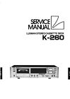 Service Manual Instructions For Luxman K-260