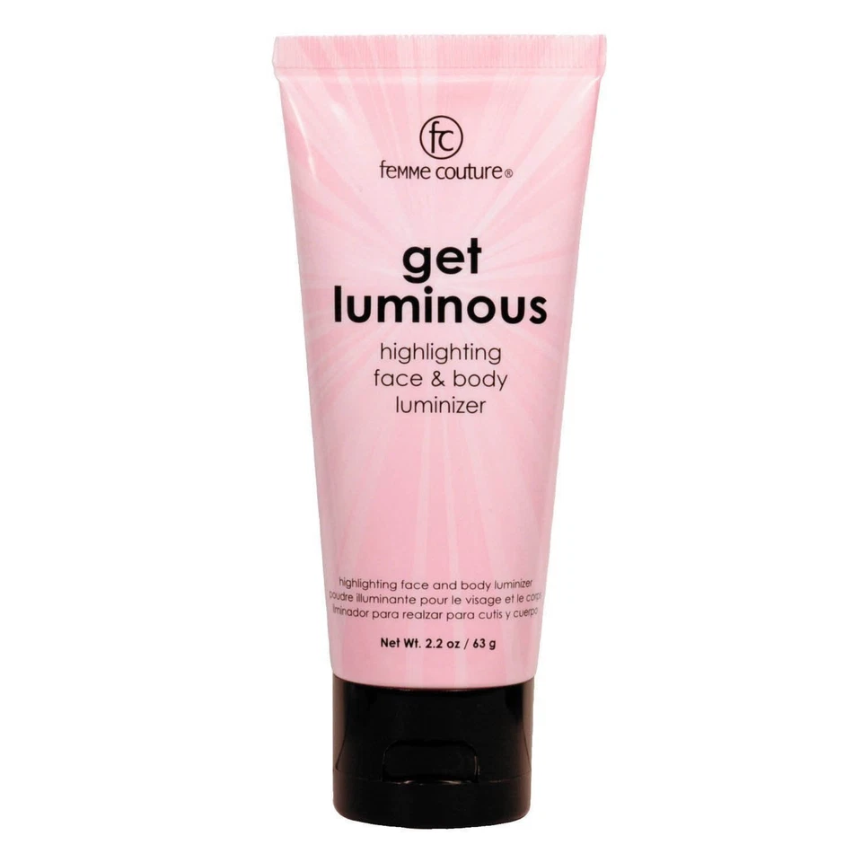 Luminizador facial y corporal Femme Couture Get Luminous Highlighting rosa brillante Foto 1 de 1
