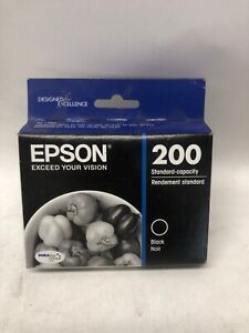 Epson 200 Ultra Ink Cartridge T200120S DURABrite Genuine  - Black EXPIRES 7/22