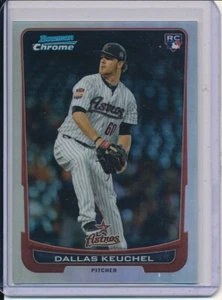 DALLAS KEUCHEL 2012 BOWMAN CHROME REFRACTOR ROOKIE CARD RC /300 WHITE SOX - Picture 1 of 2