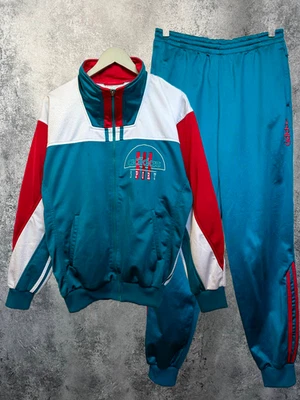 Vintage Adidas TrackSuit Jacket + Pants Retro 80s-90s Men's Size Medium - Image 1 of 4