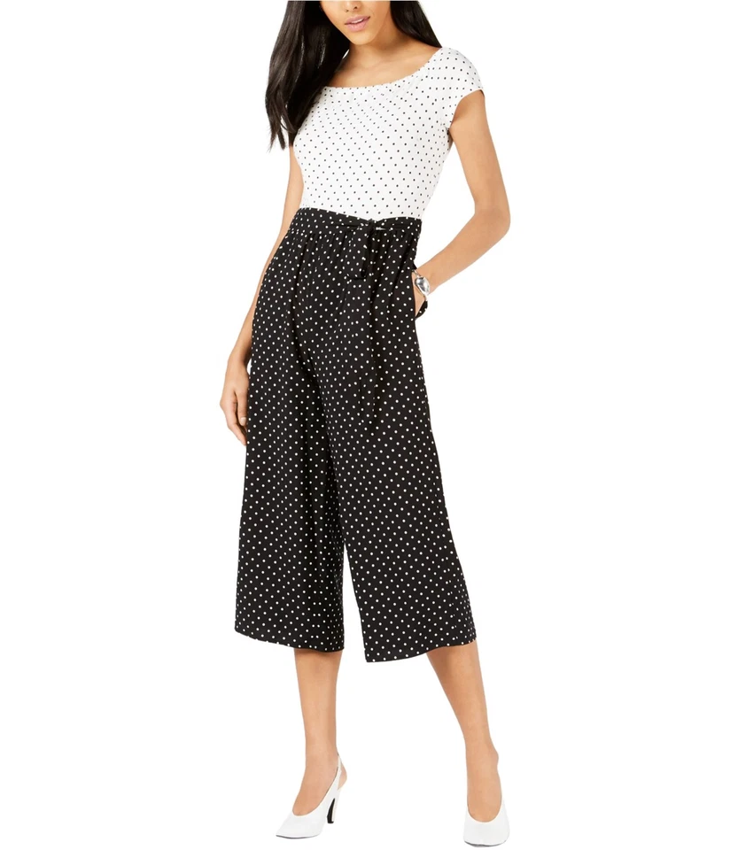 Mono de pierna ancha para mujer Maison Jules, negro, XX-pequeño Foto 1 de 1