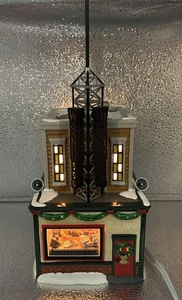 RARE! Dept 56 55010 WSNO Radio Station DJ Music Light 3D Christmas Snow Village - Picture 1 of 12