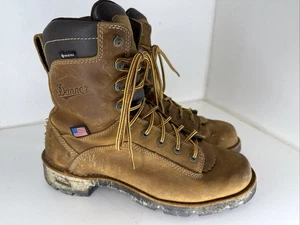 Danner Herren Quarry USA 8" Leder WP Weiche Spitze Arbeitsstiefel Braun Größe 10,5 D - Bild 1 von 8