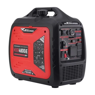 Quiet Portable Generator 4800W 120V Gas Powered Electric/Remote Start Outdoor - Image 1 of 4
