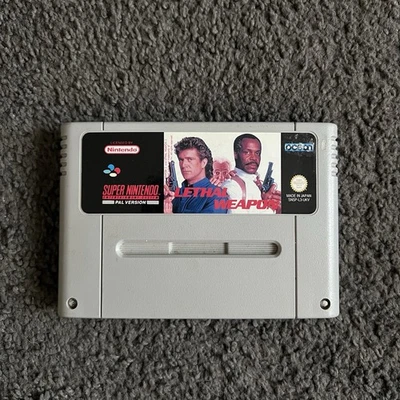 Lethal Weapon SNES PAL Super Nintendo Foto 1 de 2