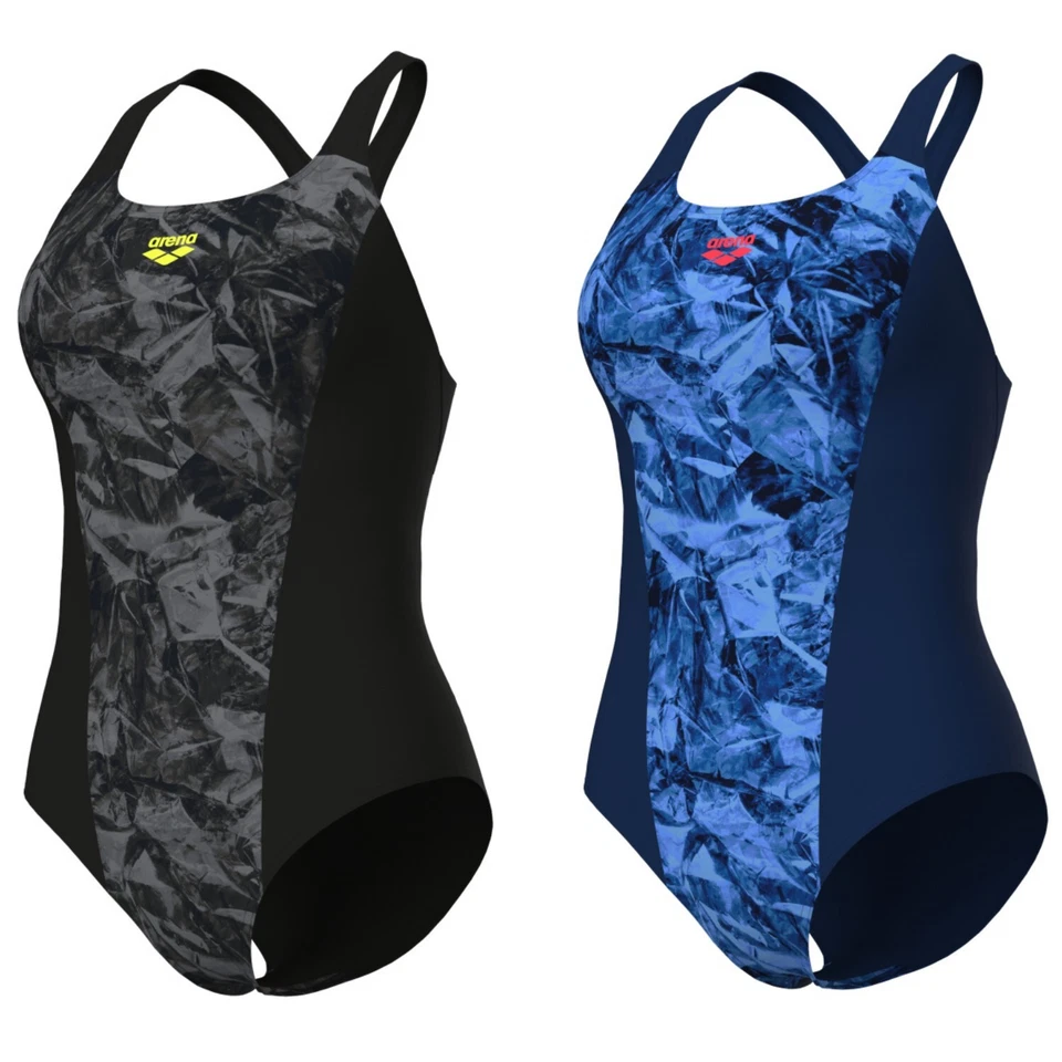 arena Crackle einteiler Badeanzug Schwimmanzug Pro Back für Damen Chlorbeständig - Bild 1 von 1