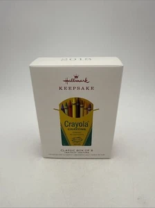 Hallmark Andenken Crayola Buntstifte Classic Box mit 8 Ornament Neu!!! 2018 - Bild 1 von 6
