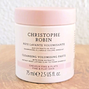 Christophe Robin CLEANSING VOLUMIZING PASTE w/ Rose Extracts 75 ml Made in Italy - Picture 1 of 7