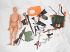 Vintage Action Man Figure And Accessories Lot Spares Or Repair