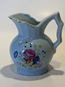 Vintage Hand Painted Floral Ceramic Creamer Pitcher Japan - Picture 1 of 9