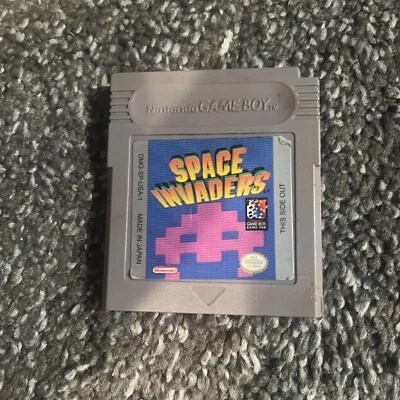 Space Invaders ORIGINAL NINTENDO Gameboy Authentic! GAME ONLY - Image 1 of 2