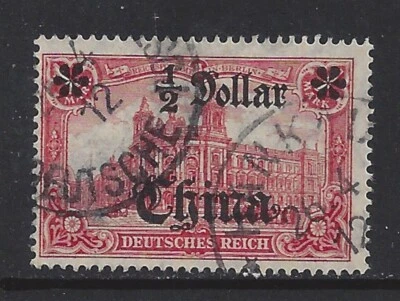 Alemania 1906 oficinas en China emisión de 1/2 dólar usado HANKAU $59,00 Foto 1 de 2